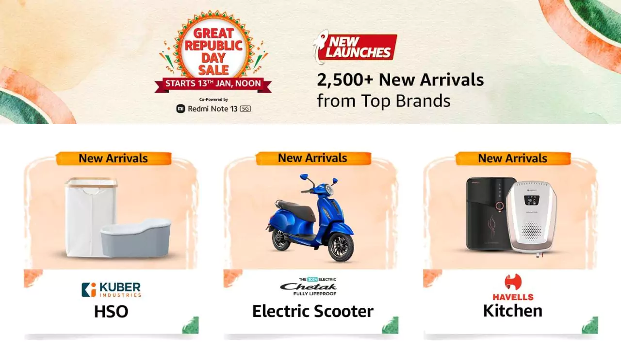 2500+ New Arrivals from Top Brands Amazon Great Republic Day