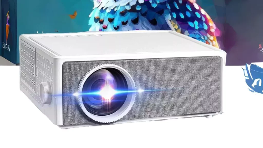 AUN Projector MovieTime 1080p Full HD Projector for Home 4K Support
