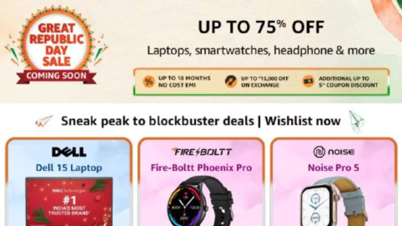 Amazon's Great Republic Day Sale 2024 Offers on Gadgets