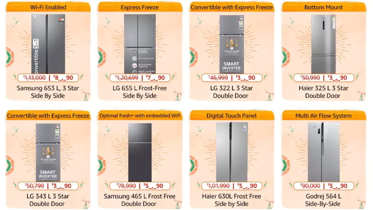 Get Ready for the Great Republic Day Sale on Amazon: Up to 60% Off on Refrigerators
