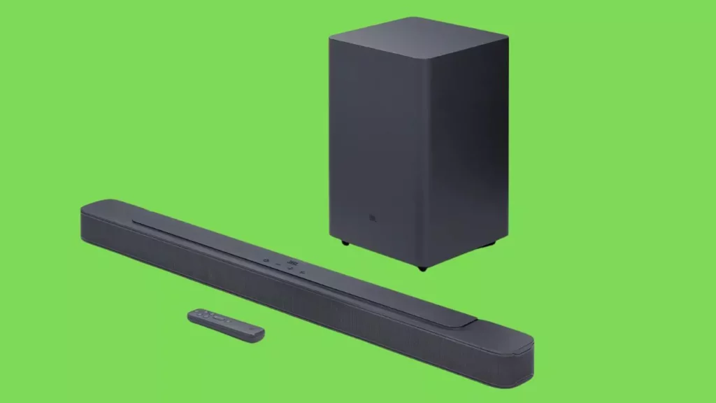 JBL Bar 2.1 Deep Bass (MK2), Soundbar with 6.5” Down-Firing Wireless Subwoofer,