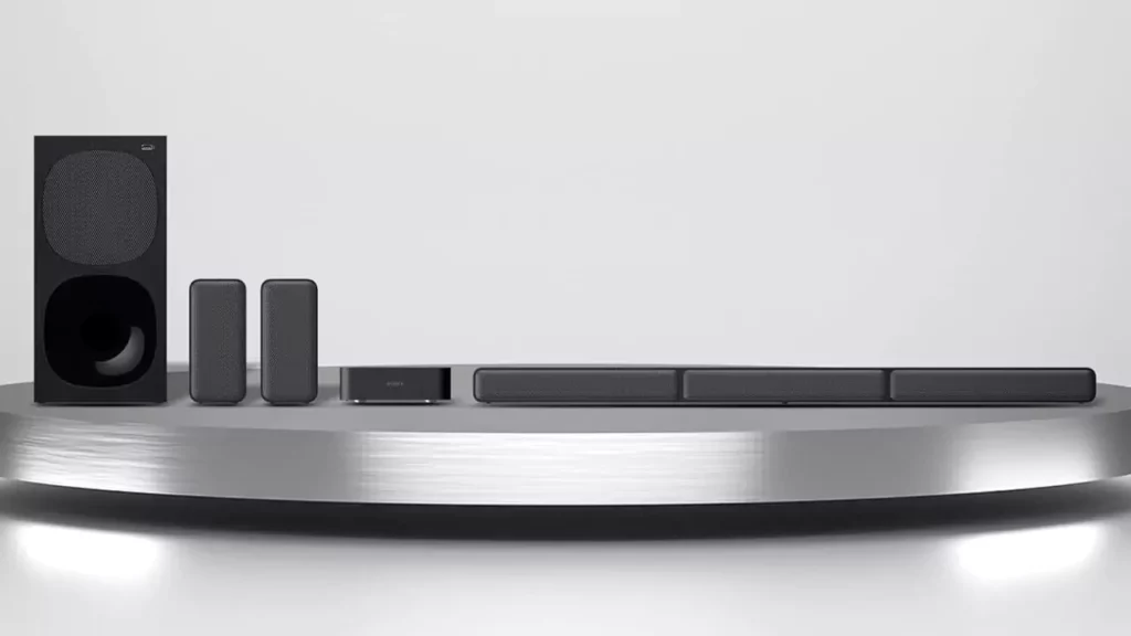 Sony HT-S40R Real 5.1ch Dolby Audio Soundbar for TV with Subwoofer & Wireless Rear Speakers