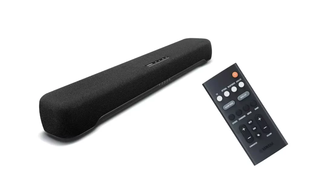 Yamaha SR-C20A Compact Sound Bar with Built-in Subwoofer and Bluetooth