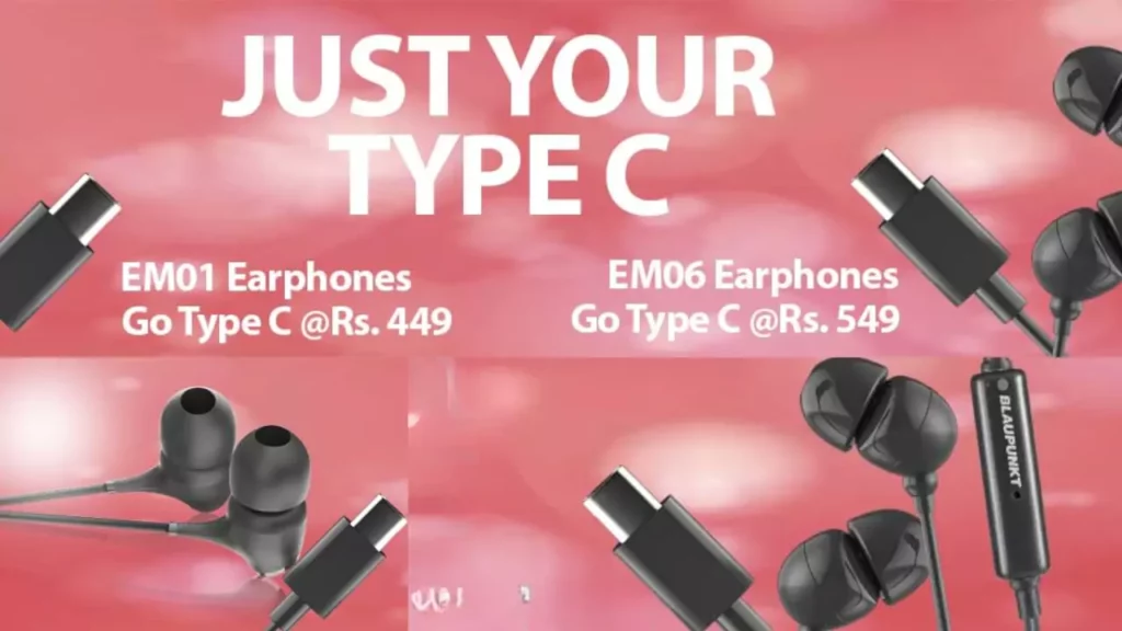  EM06 In-Ear Type C Wired Earphones 