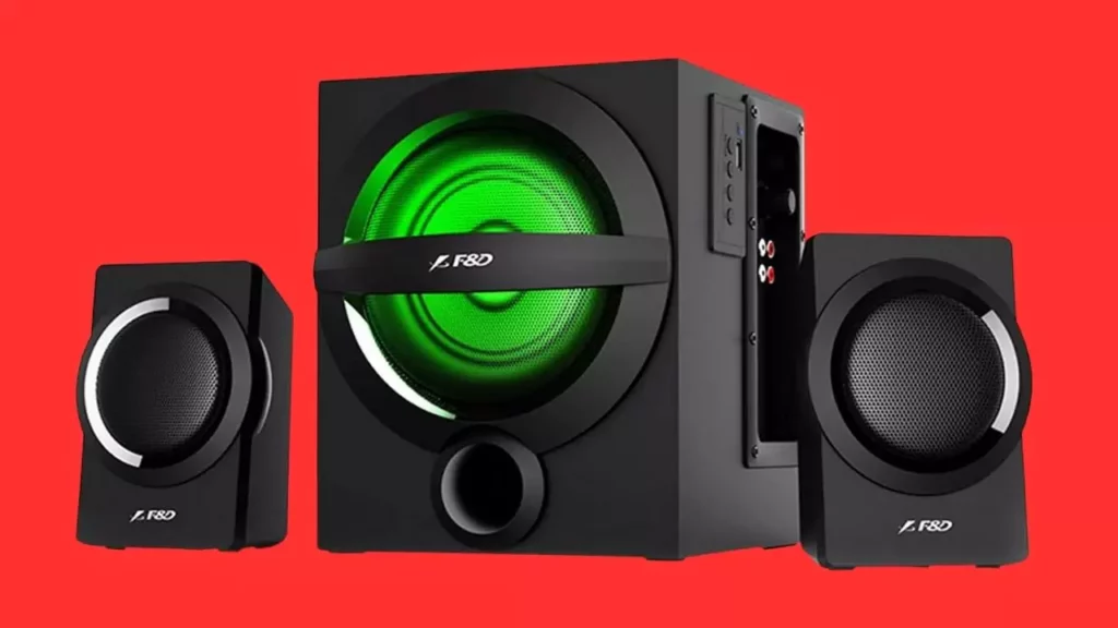 F&D A140X 74 W 2.1 Channel Bluetooth Multimedia Speakers with Subwoofer Satellite Speaker, Remote, Digital FM & USB