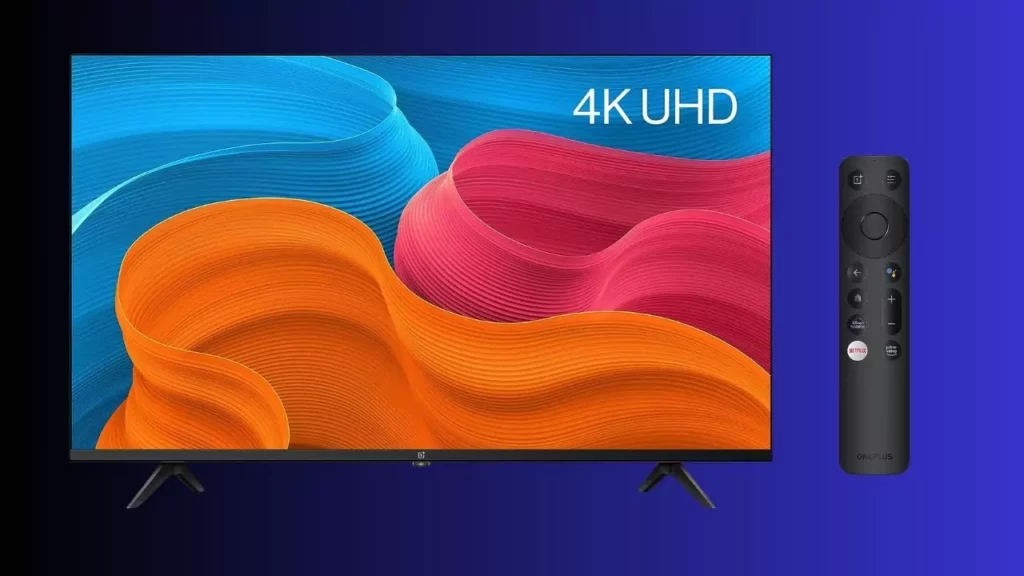 7. OnePlus 108 cm (43 inches) Y Series 4K Ultra HD Smart Android LED TV 43Y1S Pro (Black)