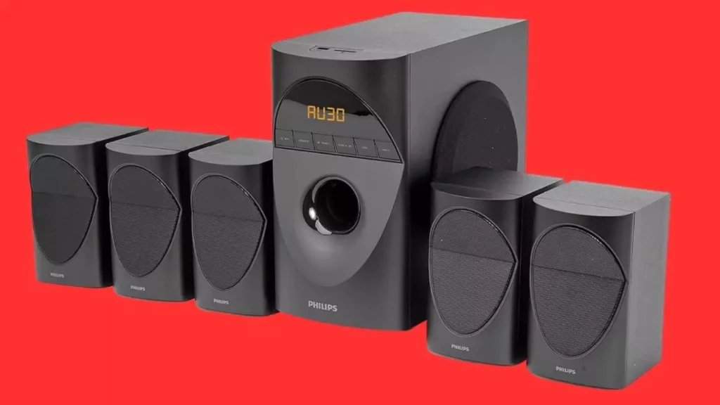 Philips Audio in-SPA 5190B/94 5.1 Channel 90W Multimedia Bluetooth Speaker System