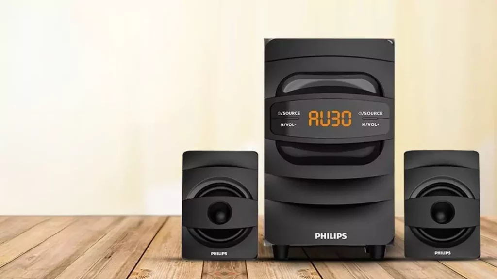 Philips Audio MMS2625B 32W 2.1 Channel Wireless Bluetooth Home Theater