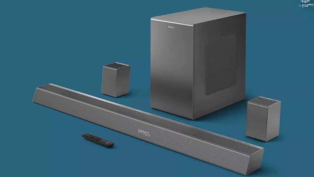 Philips Soundbar TAB8967 7.1 Ch (5.1.2) Real Surround, Dolby Atmos