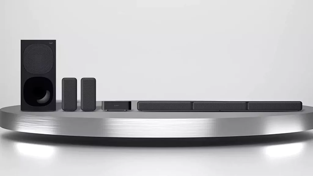 Sony HT-S40R Real 5.1ch Dolby Audio Soundbar for TV with Subwoofer & Wireless Rear Speakers