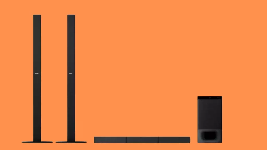 Sony HT-S700RF Real 5.1ch Dolby Audio Soundbar for TV with Tall Boy Rear Speakers & Subwoofer