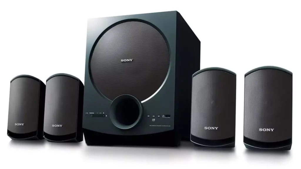 Sony SA-D40 4.1 Channel Multimedia Speaker System with Bluetooth (Black)