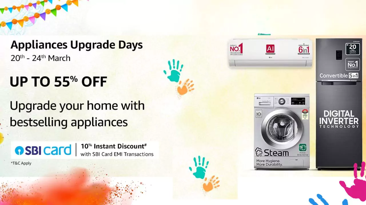 Upgrade Your Home with the Bestselling Appliances: Appliance Upgrade Days Sale Starts from 20th to 24th March 2024
