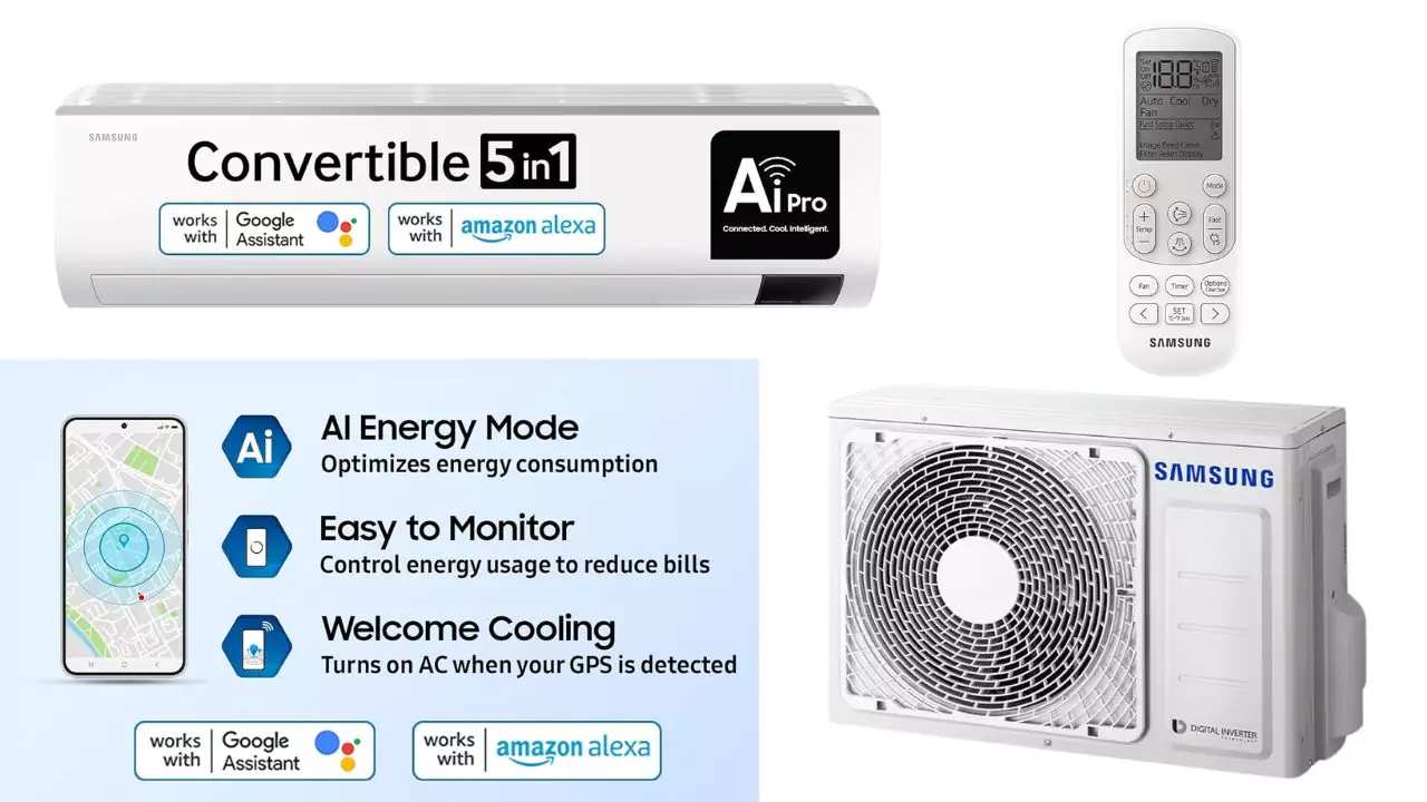 Samsung 2 Ton 3 Star Wi-Fi Enabled Inverter Split AC