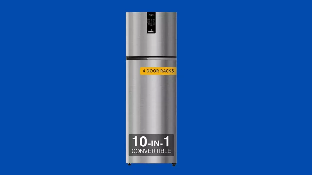 Whirlpool 235 L 3 Star Intellifresh Inverter Frost Free Double Door Refrigerator (IFPRO INV CNV 278 German STEEL(3S)-TL, Grey, 2023 Model)