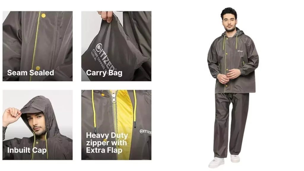 Citizen Seam Sealed Raincoat for Men