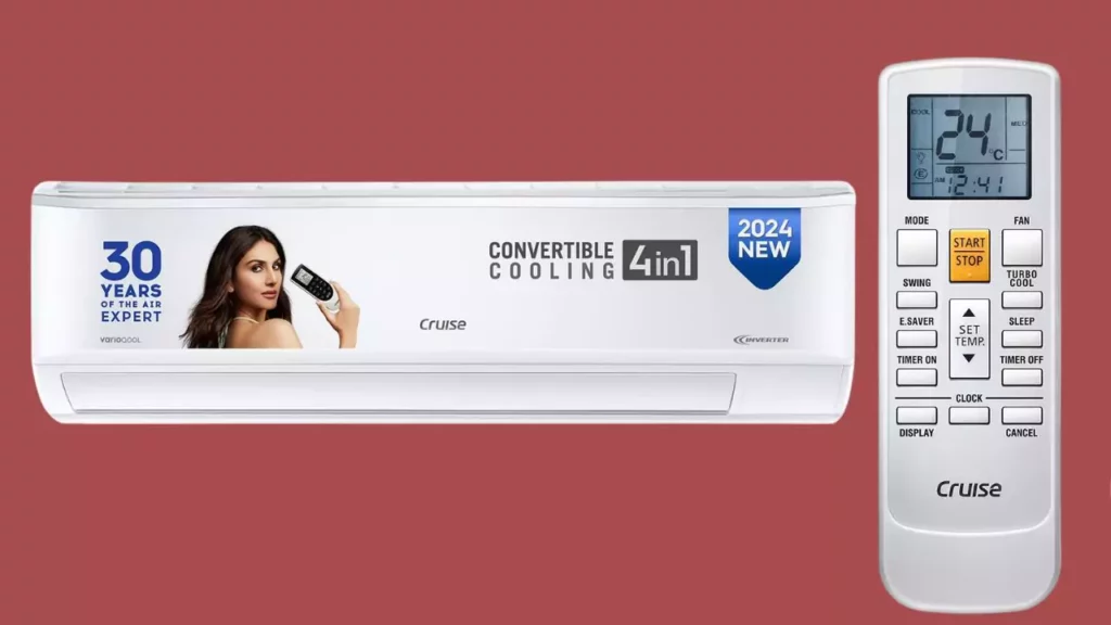 Cruise 2 Ton 3 Star Inverter Split AC with 7-Stage Air Filtration 