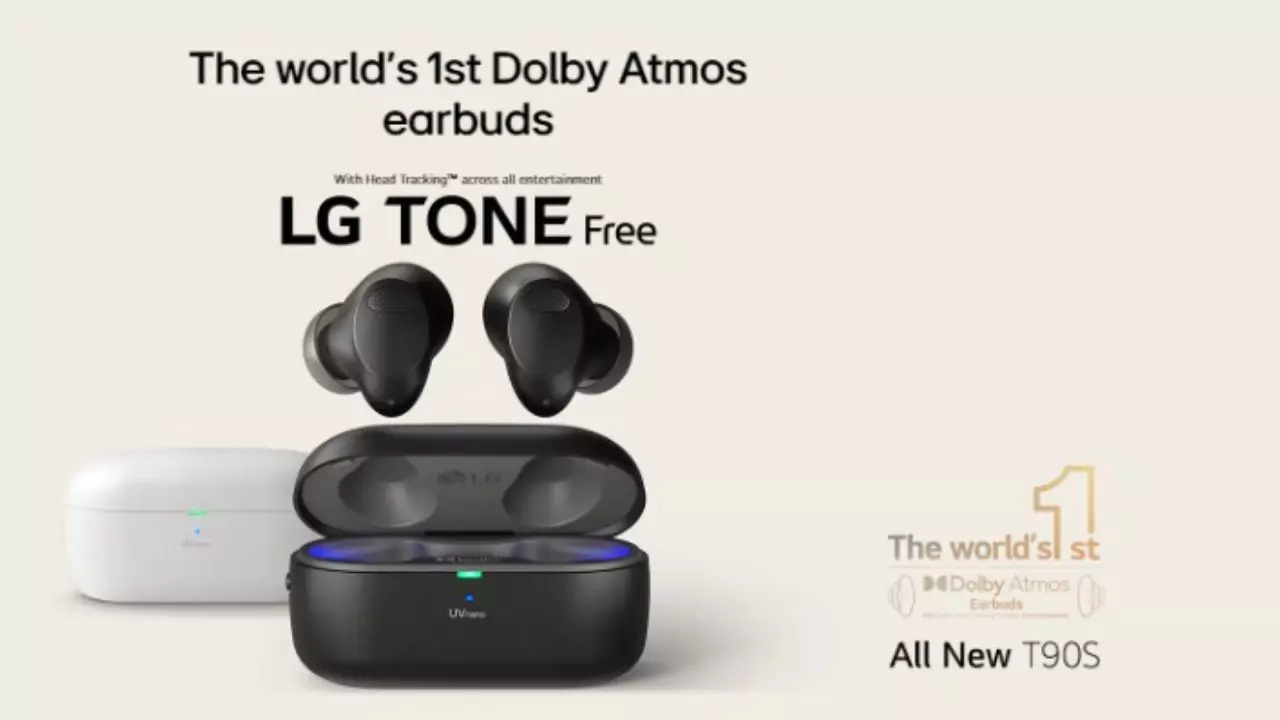 LG Announced Tone Free T90S Dolby Atmos Earbuds