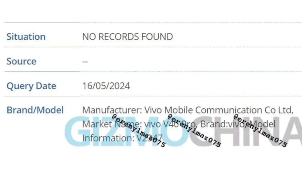 Vivo V40 Series Will Launch 