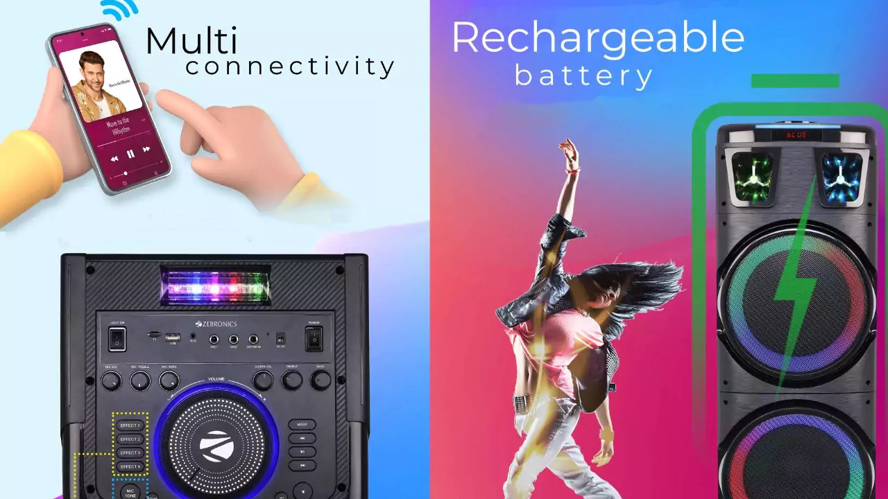ZEBRONICS New Launch Buddy 400 Portable Party Speaker