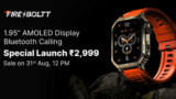 Fire-Boltt Commando Launching in India on August 31: AMOLED Display and Rugged Design Combine