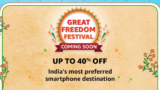 Amazon Announces Great Freedom Sale 2023: Exciting Deals on Smartphones and Headphones