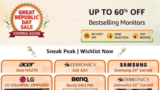 Amazon Great Republic Day Sale Unveils Spectacular Discounts on Top Monitor Brands!
