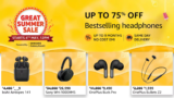 Amazon Great Summer Sale 2023: Up to 75% off on these Headphones