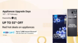 Appliances Upgrade Days Sale Starting from 16th to 19th February 2024 Up to 55% off On Refrigerator