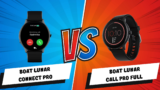 Boat Lunar Connect Pro Vs Boat Lunar Call Pro Smartwatch Full Specification Comparison