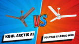 KUHL Arctis A1 Vs Polycab Silencio Mini 1200mm BLDC Ceiling Fan Full Specification Compare