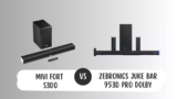 MIVI fort S300 Vs ZEBRONICS JUKE BAR 9530 Pro Dolby Soundbar: Value for Money Soundbar
