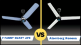 F FANNY SMART LIFE Vs Atomberg Renesa 1200mm BLDC Fan Full Specification Compare
