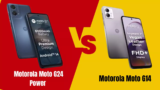 Motorola Moto G24 Power Vs  Motorola Moto G14: Which is More Value for Money