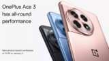 OnePlus Ace 3 Smartphone Set to Launch on 3rd January