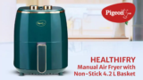 Pigeon Healthifry Manual Air Fryer with 1200W at ₹3,299 Launched in India