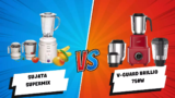 Sujata Supermix Vs V-Guard Brillio 750W Juicer Mixer Grinder
