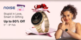 Valentine’s Tech Delight: Dive into the Noise Stupid in Love Smartwatch in Gifting Sale – Up to 80% Off Deals!